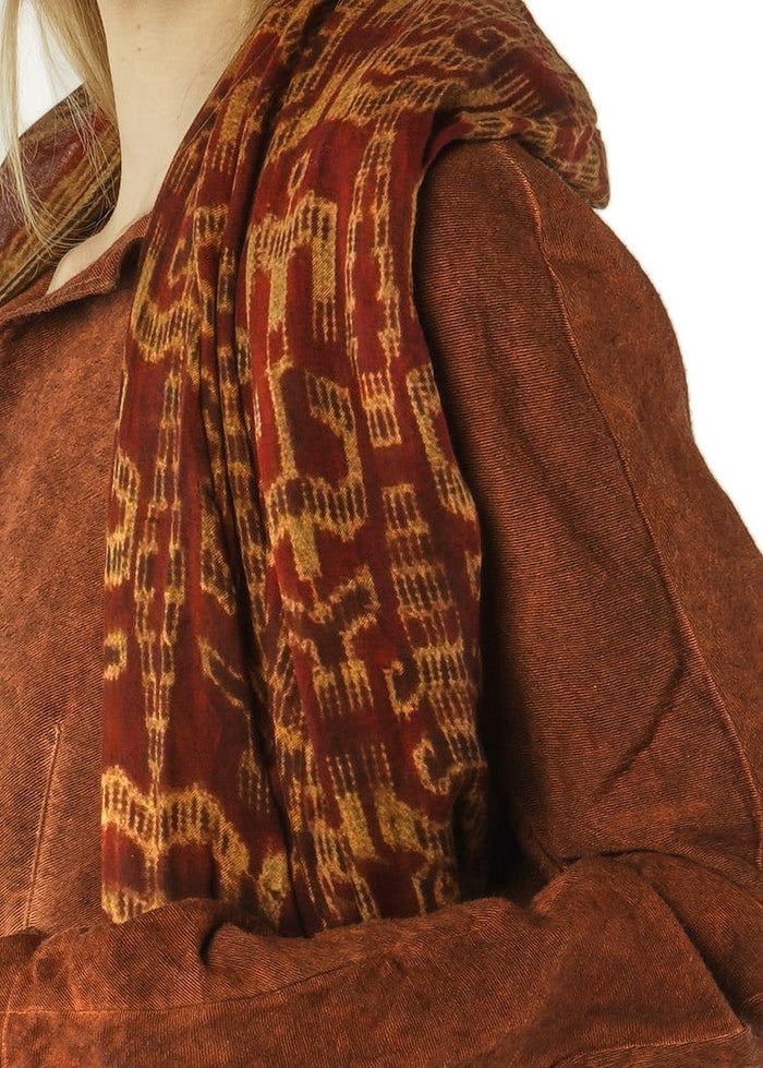 CL PRINTED MODAL-WOOL SCARF