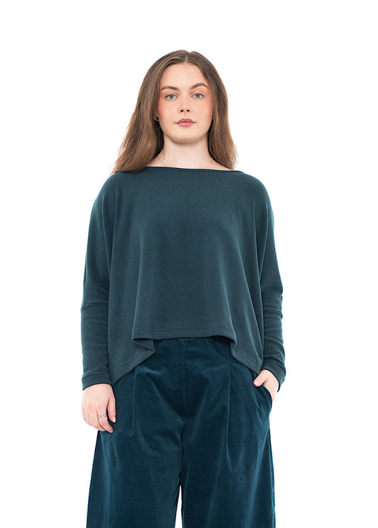 CL SIGNATURE COTTON-FLEECE KIRA PULLOVER