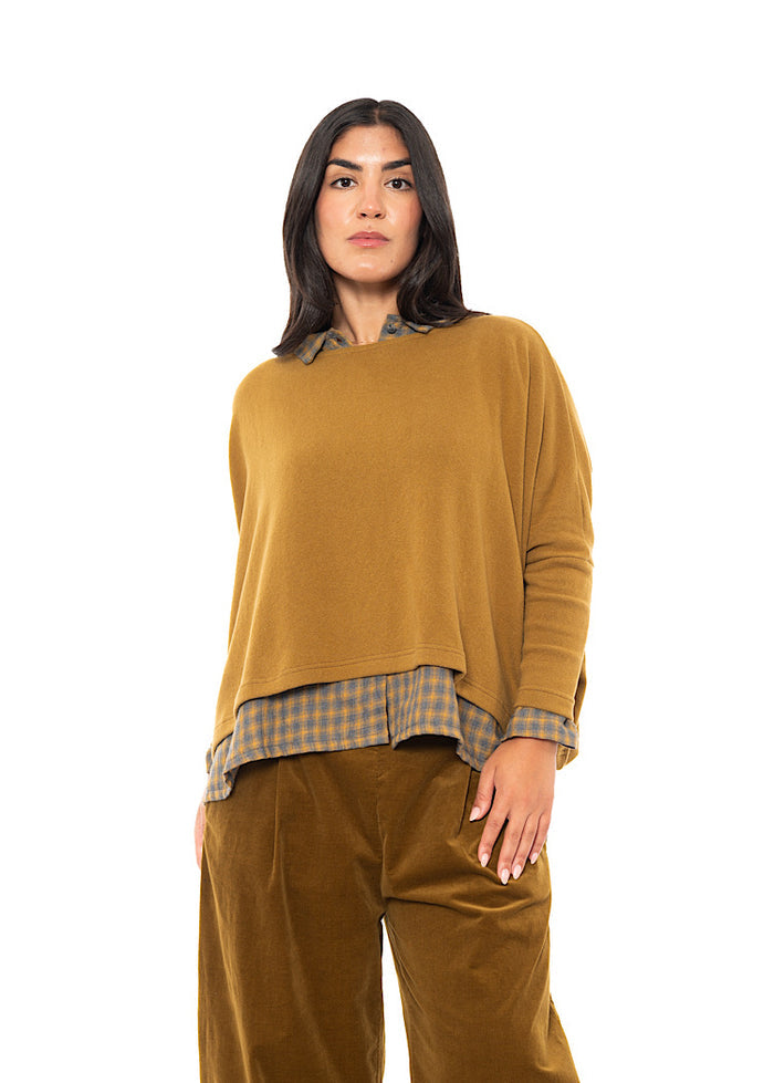 CL SIGNATURE COTTON-FLEECE KIRA PULLOVER