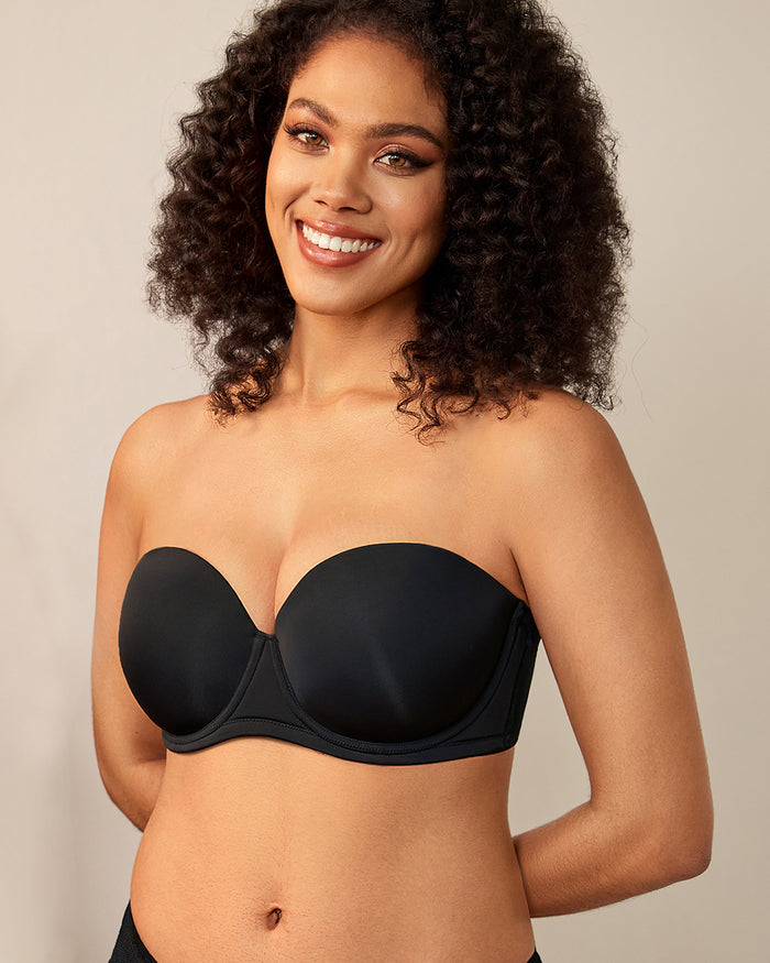 Women's Classic Strapless Bra Black