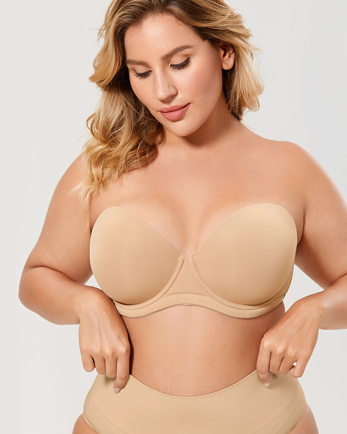 Women's Classic Strapless Bra Soft Tan