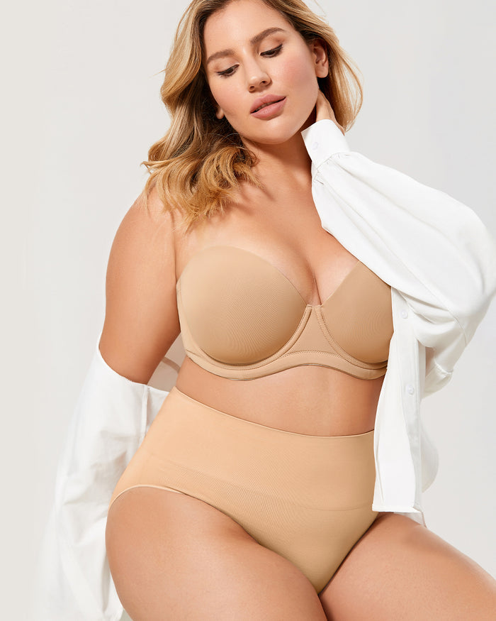 Women's Classic Strapless Bra Soft Tan
