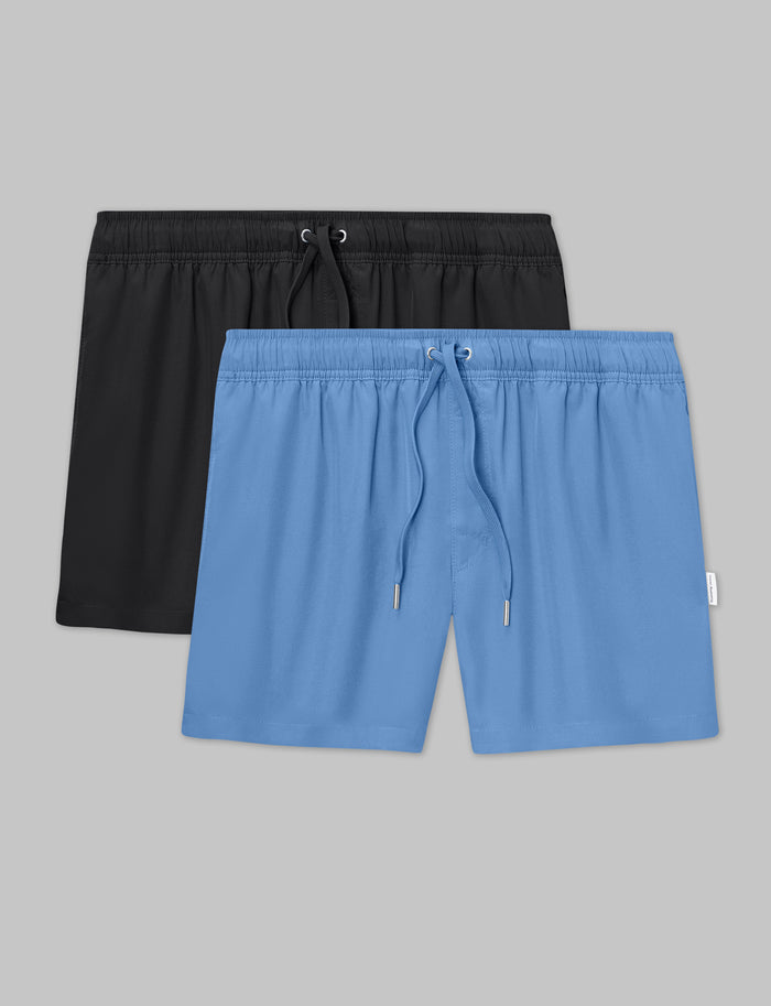 Classic Swim Short (2-Pack)::Black/Marina