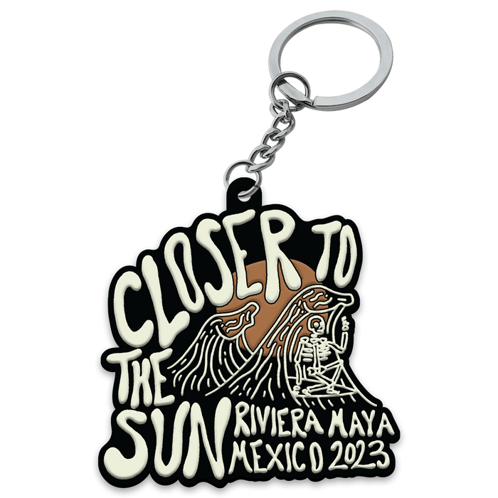 Closer to the Sun 2023 Ride the Wave Keychain