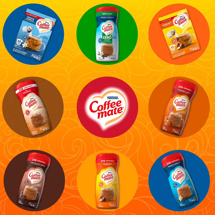 Coffee-mate Creamer, Hazelnut, 180 ct