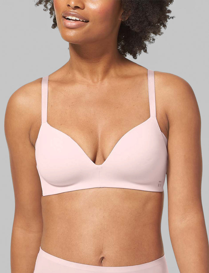 Comfort Smoothing Lightly Lined Wireless Bra::Peachskin