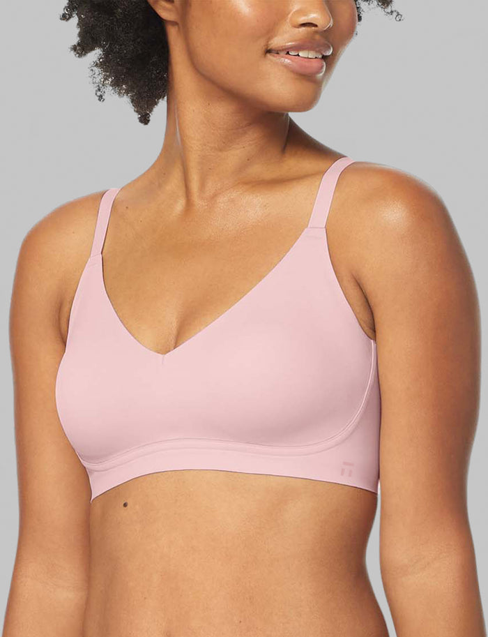Comfort Smoothing Triangle Bralette::Peachskin