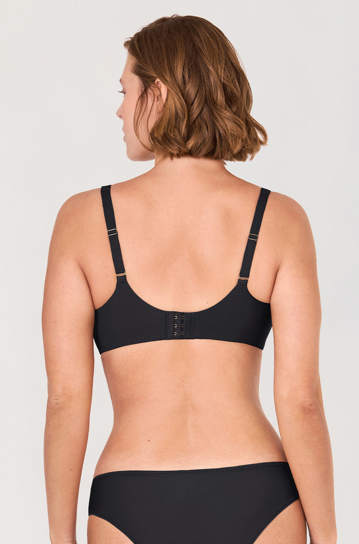 Women's Unlined Balconette Bra Black