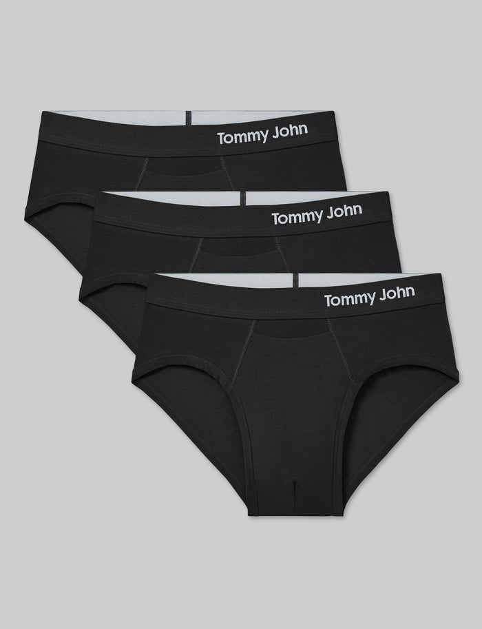 Cool Cotton Brief (3-Pack)::Black