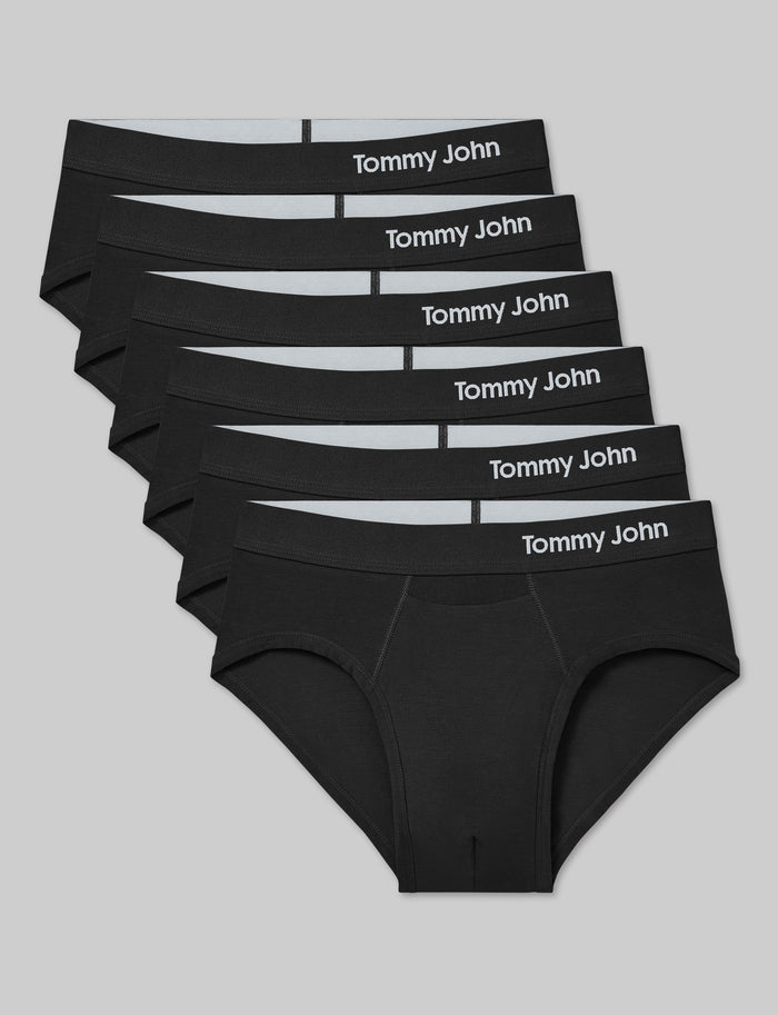 Cool Cotton Brief (6-Pack)::Black