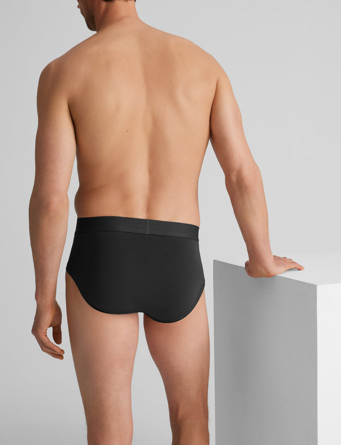 Cool Cotton Brief (6-Pack)::Black