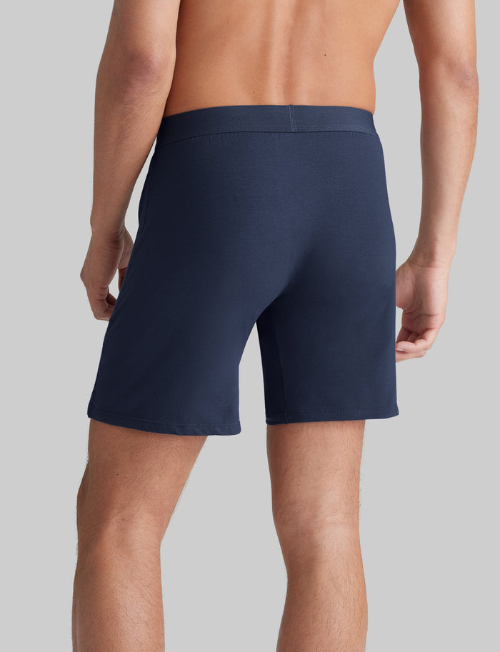 Cool Cotton Relaxed Fit Boxer 6" (6-Pack)::Navy/Iron Grey/Black