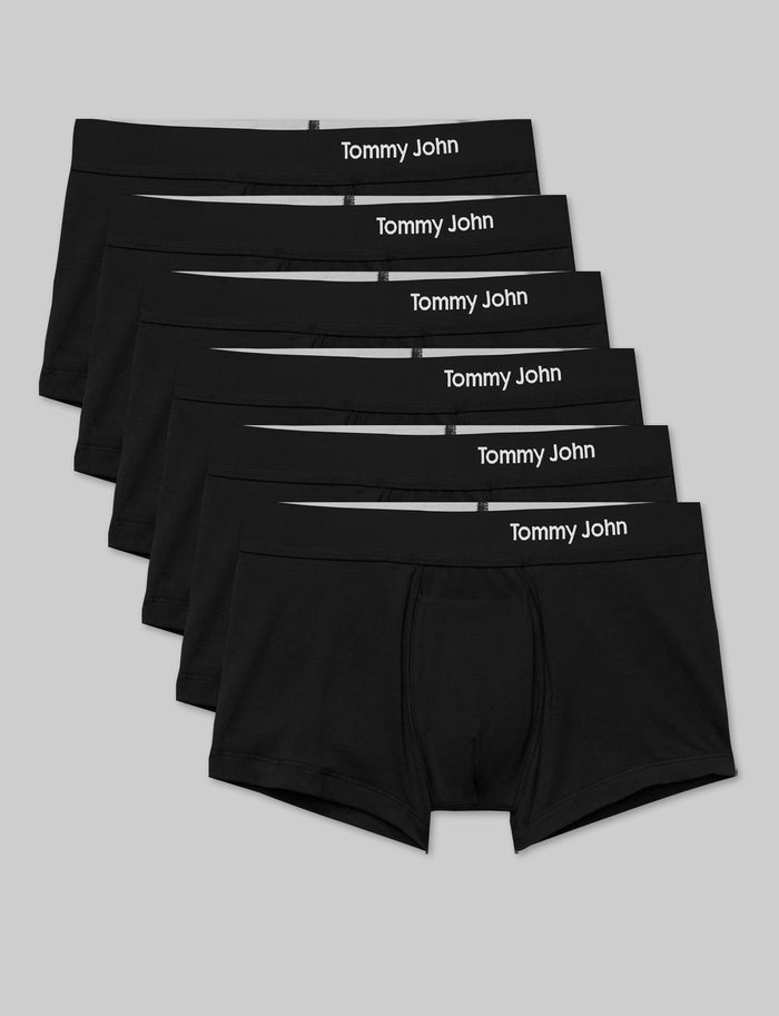 Cool Cotton Square Cut 2" (6-Pack)::Black
