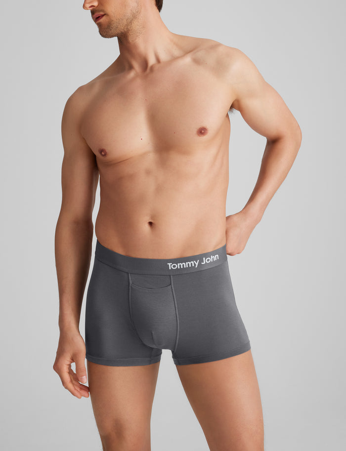 Cool Cotton Square Cut 2" (6-Pack)::Black/Navy/Iron Grey