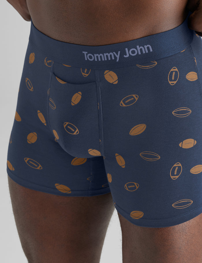 Cool Cotton Trunk 4"::Dress Blues Kickoff