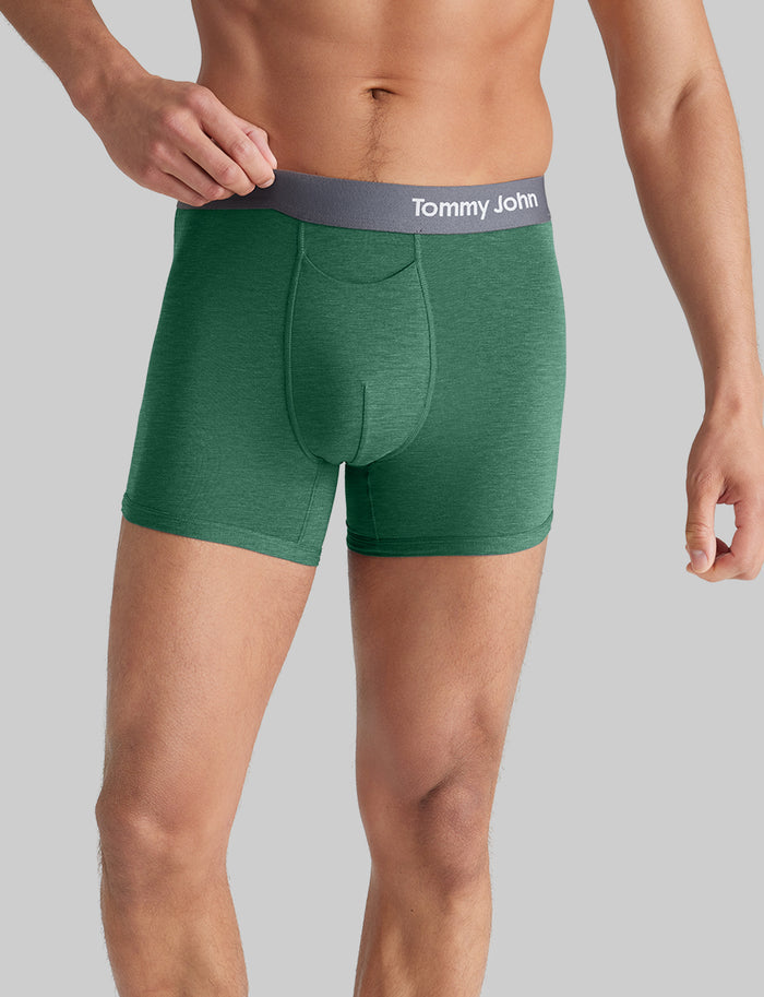 Cool Cotton Trunk 4"::Green Heather
