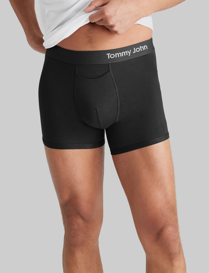 Cool Cotton Trunk 4"::Black