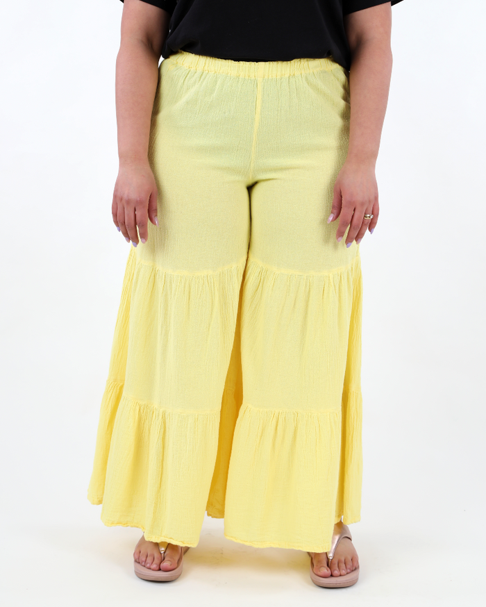 copy of 100% cotton Breeze pants yellow - Oh my Gauze!