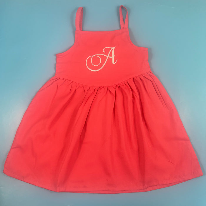 Coral Strappy Dress