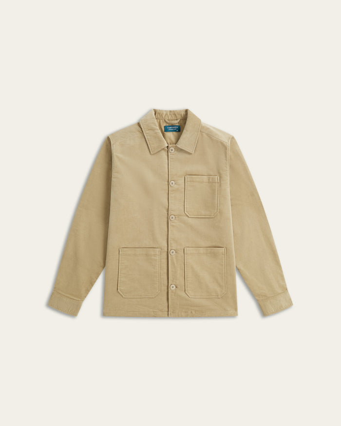 Corduroy Shirt Jacket Sand
