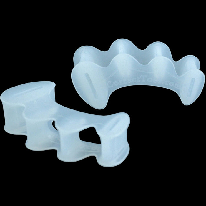 Correct Toes Original Natural Orthotics Toe Spacers Clear Color