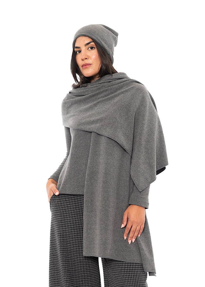 COTTON-FLEECE KAKI HAT