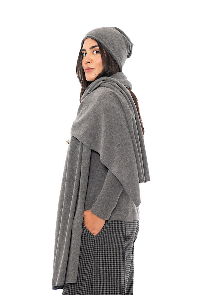 COTTON-FLEECE KAKI HAT