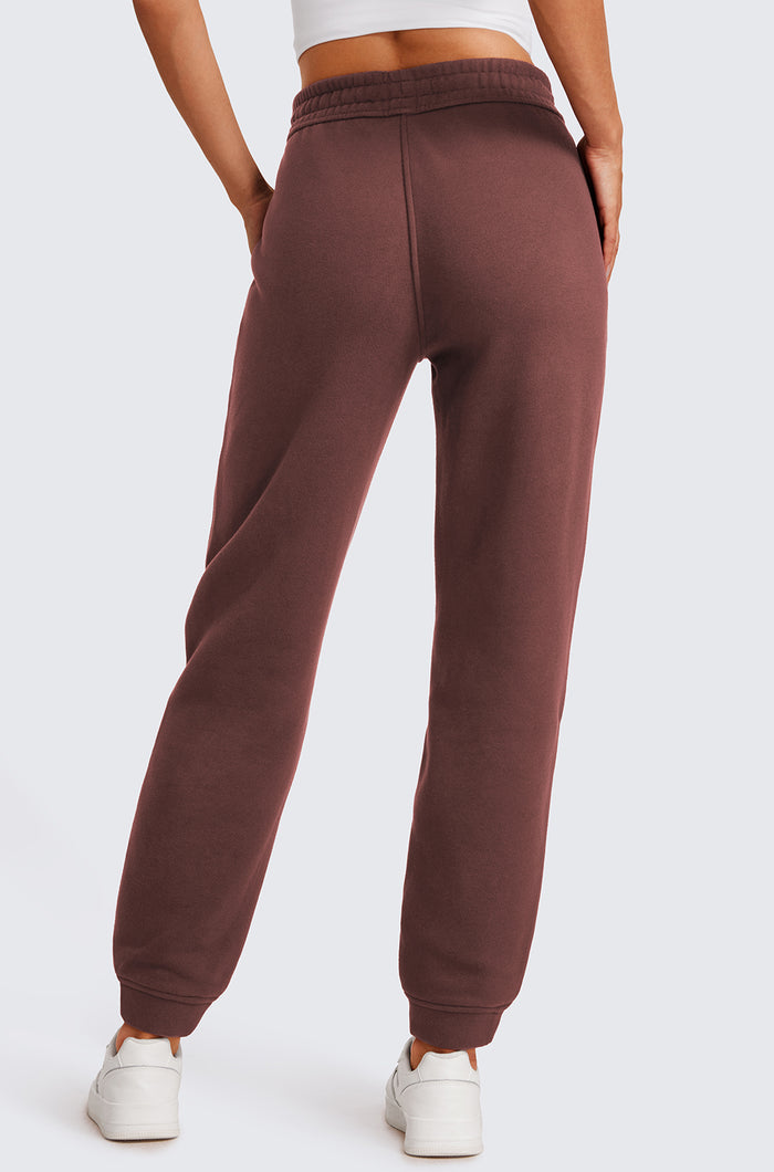 Cotton Fleece Lined Sweatpants 28"