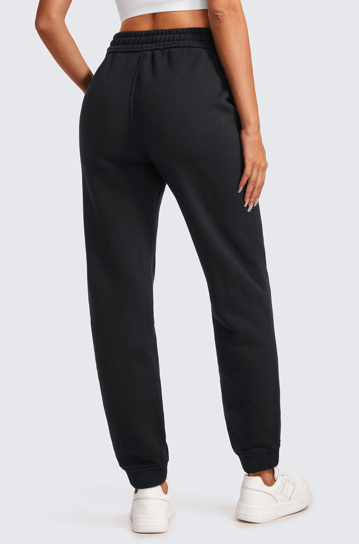 Cotton Fleece Lined Sweatpants 28"