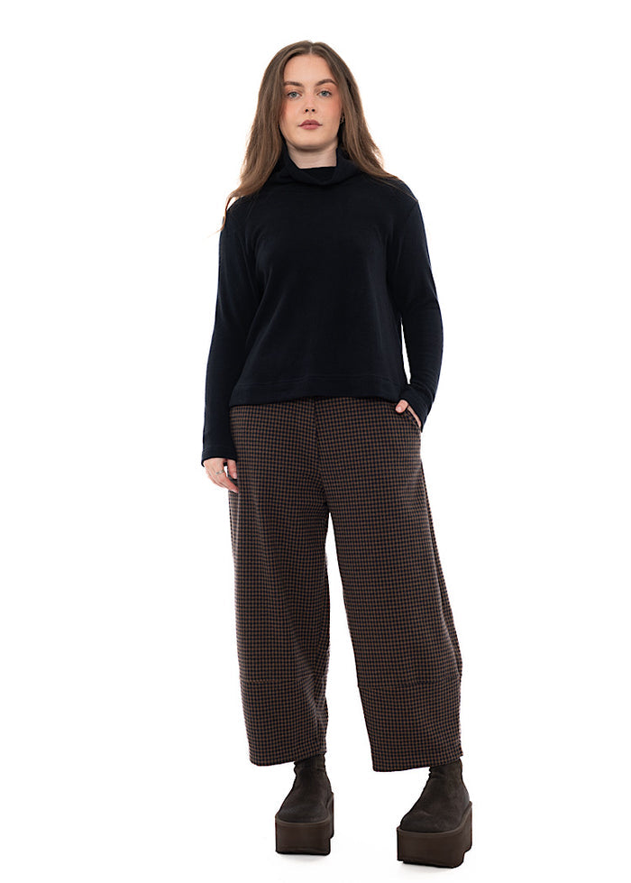 COTTON-FLEECE LYDIA PULLOVER