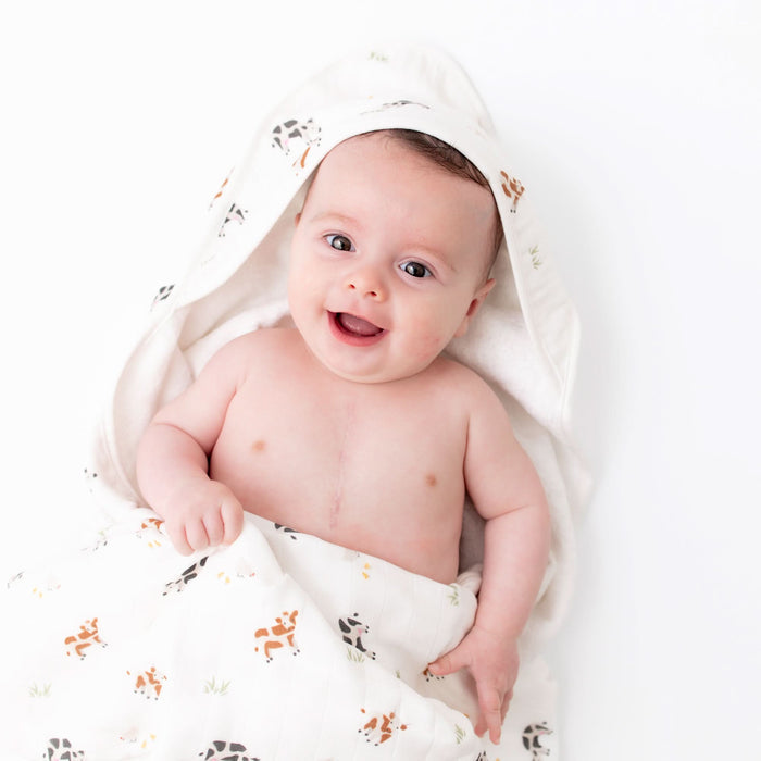 Cow Hooded Towel Set