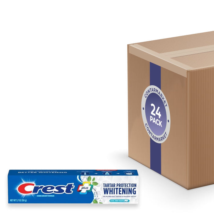 Crest Tartar Protection Whitening Toothpaste Fresh Breath - 5.7 oz - 24 Pack