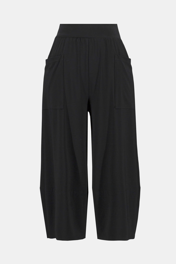 Culotte en tricot soyeux avec ceinture gainante marine - Joseph Ribkoff