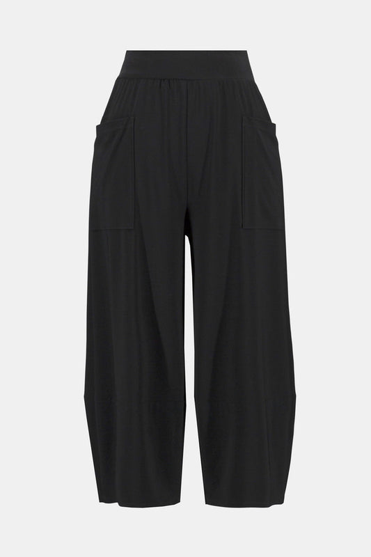 Culotte en tricot soyeux avec ceinture gainante marine - Joseph Ribkoff