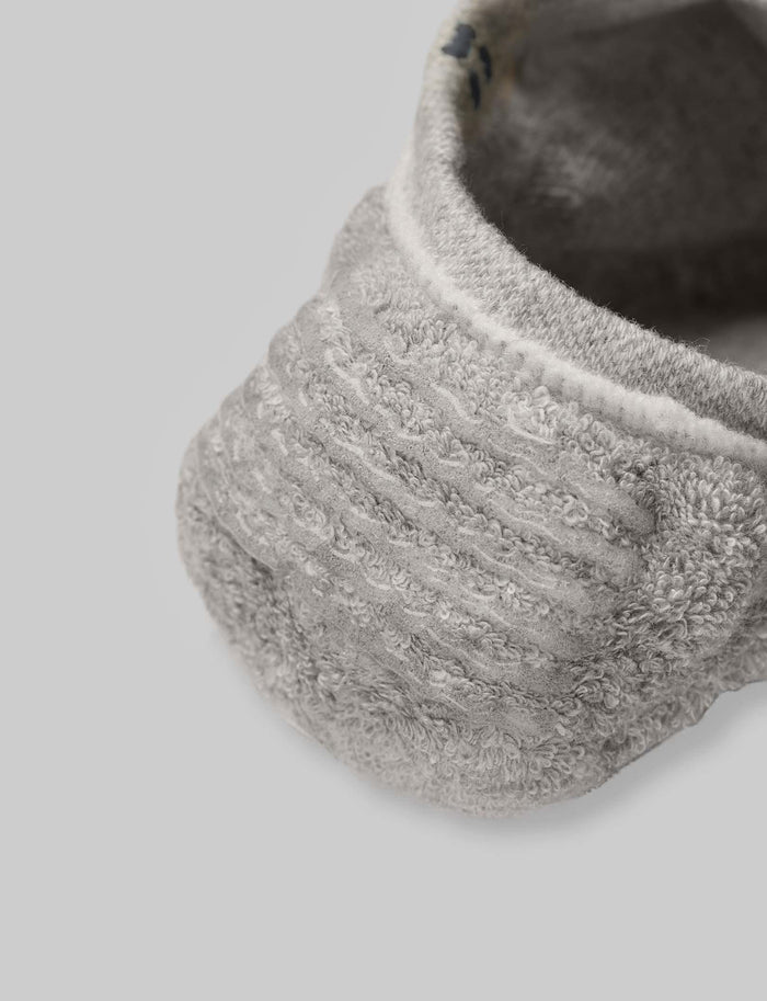 Cushioned No Show Sock (3-Pack)::Light Grey Heather/White/Black