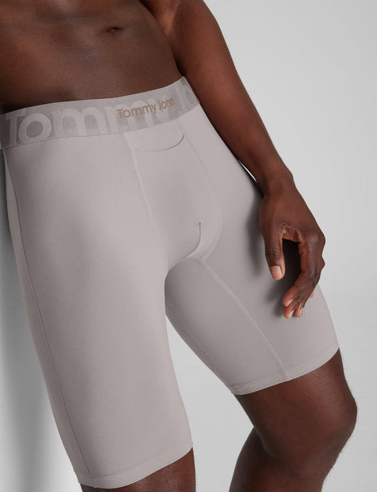 Customized Flex Boxer Brief 8"::Ash