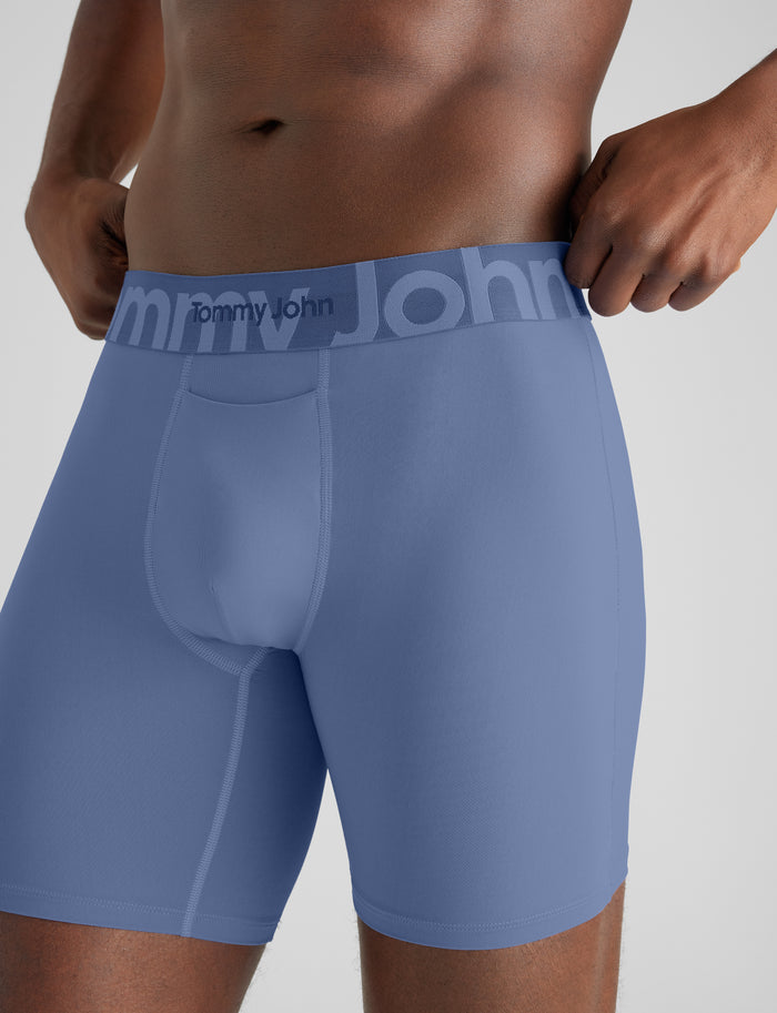 Customized Flex Boxer Brief 8"::Colony Blue