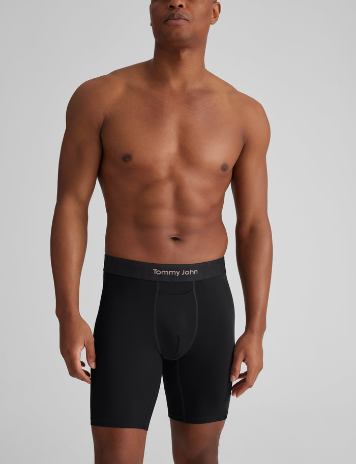 Customized Flex Boxer Brief 8"::Black