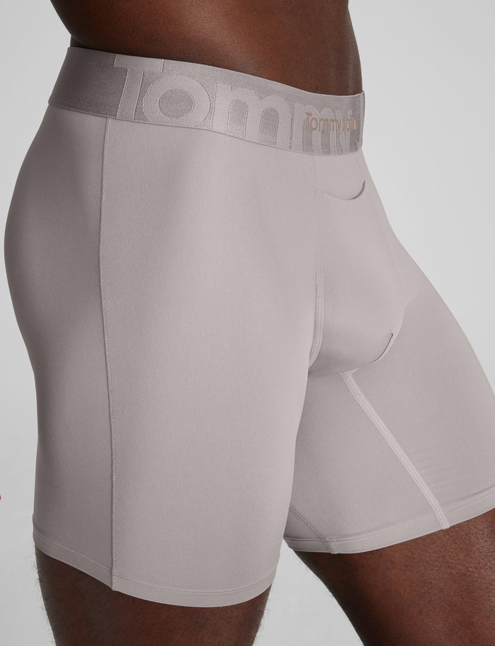 Customized Flex Mid-Length Boxer Brief 6"::Ash