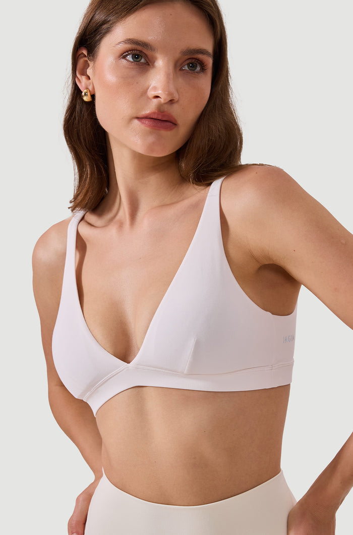 Deep V Neck Sport Bra