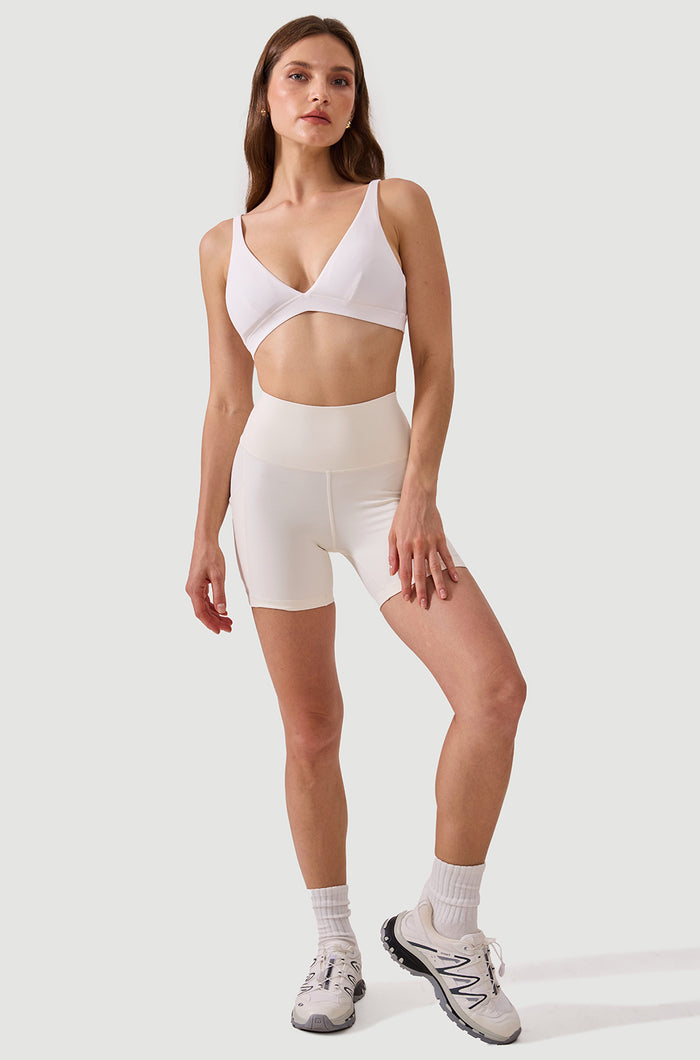 Deep V Neck Sport Bra