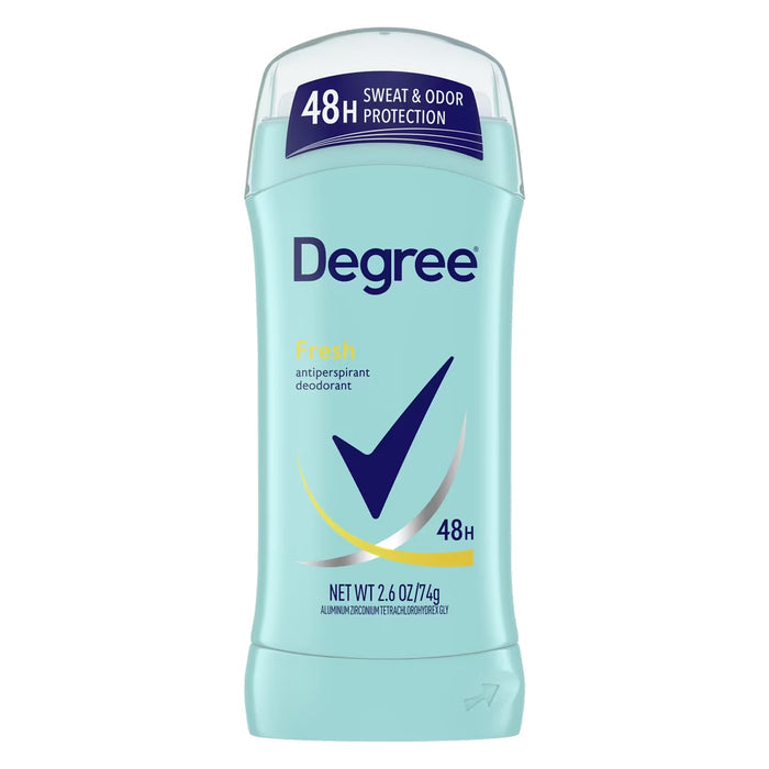 Degree Women Fresh Energy Invisible Solid Antiperspirant Deodorant 2.6 oz - 12 Pack