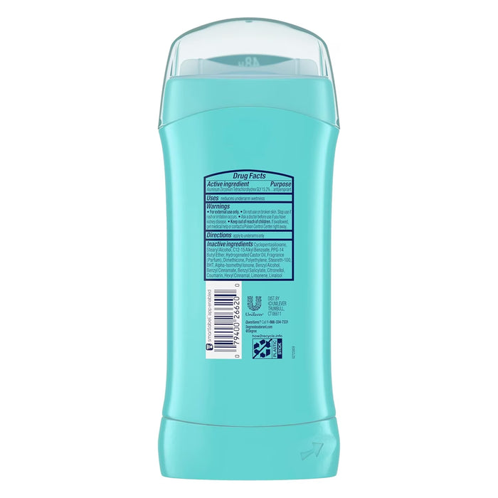 Degree Women Fresh Energy Invisible Solid Antiperspirant Deodorant 2.6 oz - 12 Pack