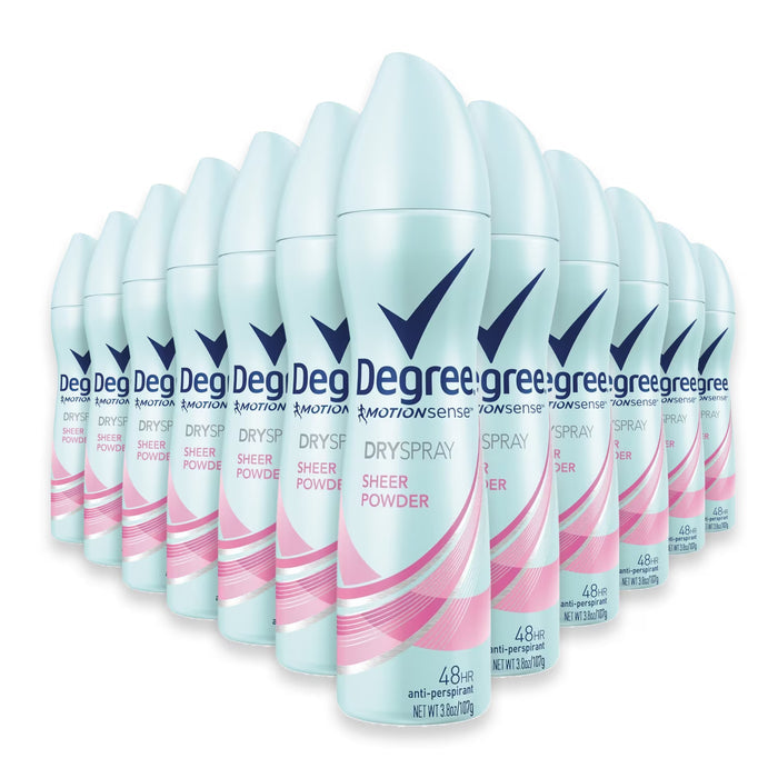Degree Women Sheer Powder Antiperspirant Deodorant - 3.8 oz - 12 Pack
