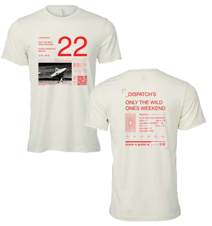 DISPATCH'S Only the Wild Ones Weekend 2022 Analog Unisex T-shirt