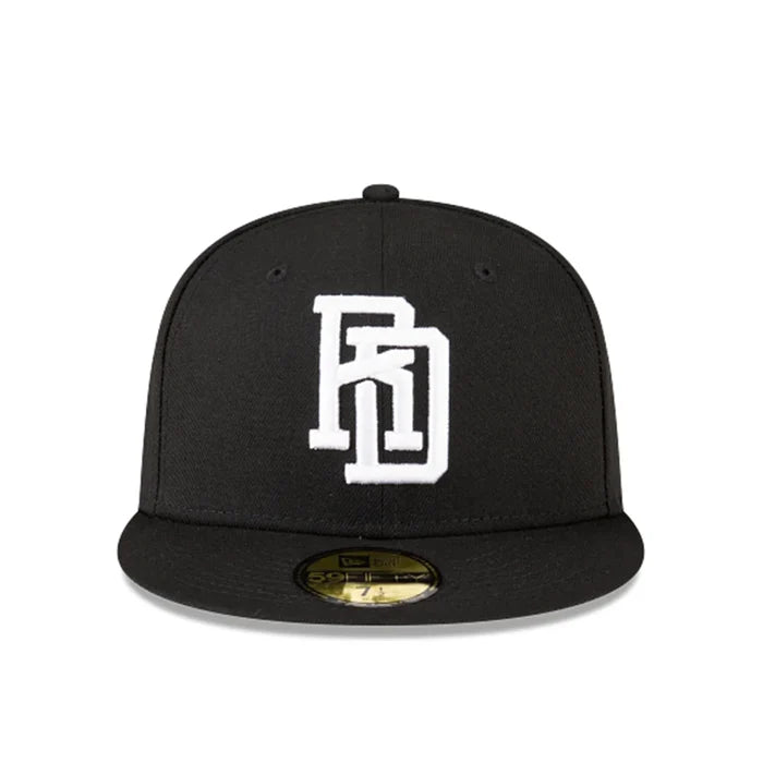 Dominican Republic World Baseball Classic 59FIFTY Fitted 'Black White'