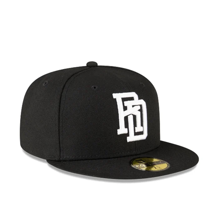 Dominican Republic World Baseball Classic 59FIFTY Fitted 'Black White'