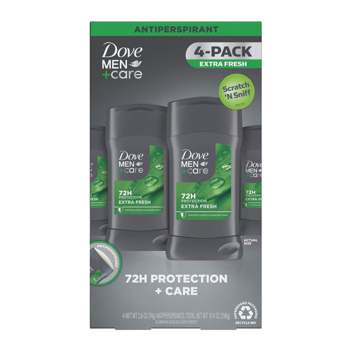 Dove Men+Care Extra Fresh Antiperspirant 2.6 oz - 4 Pack