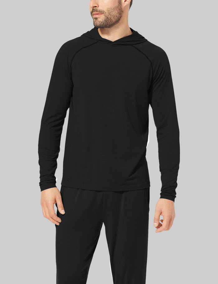 Downtime Hoodie::Black