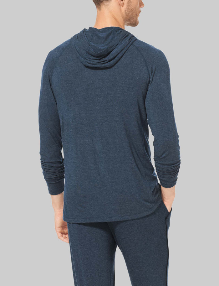 Downtime Hoodie::Dress Blues Heather